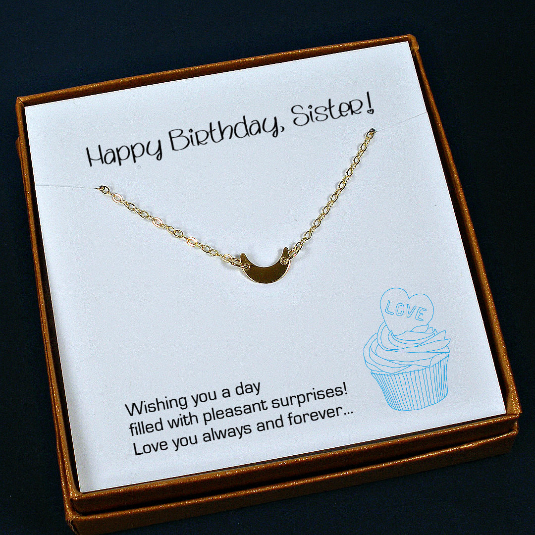 Sister Birthday Gift Ideas
 Sister Birthday Gift Sister Necklace Sister Gift Ideas