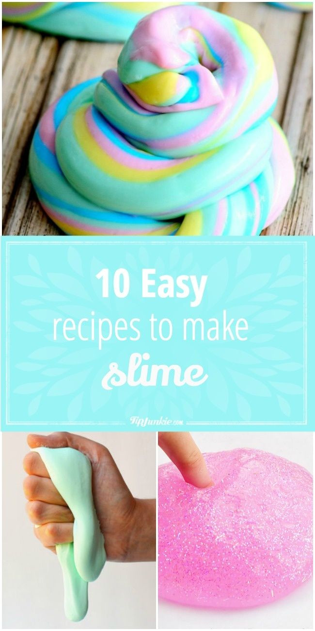 Slime Recipes For Kids
 10 Easy Recipes to Make Slime