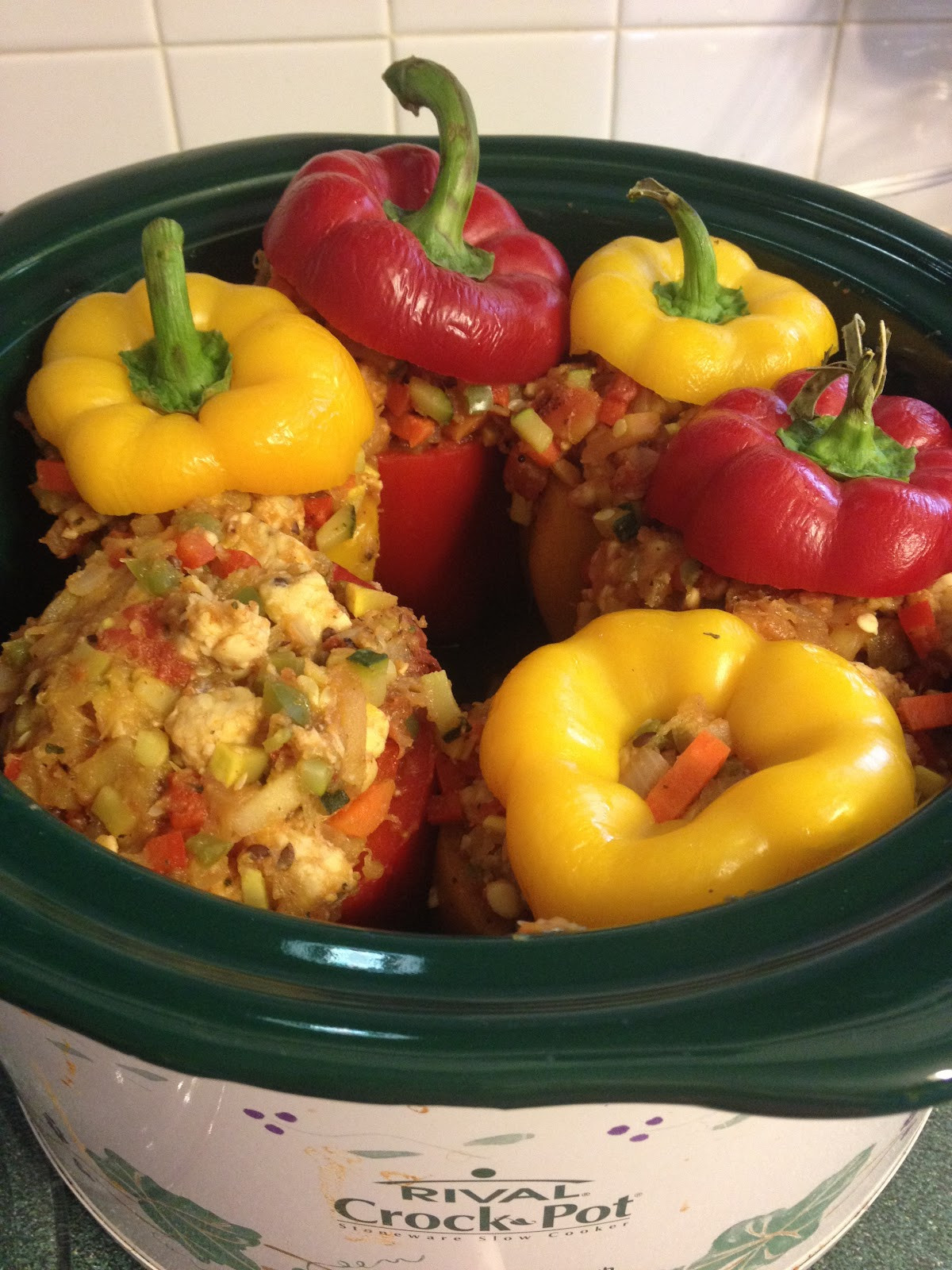 Slow Cooker Stuffed Bell Peppers
 Slow Cooker Stuffed Red Bell Peppers Recipegreat