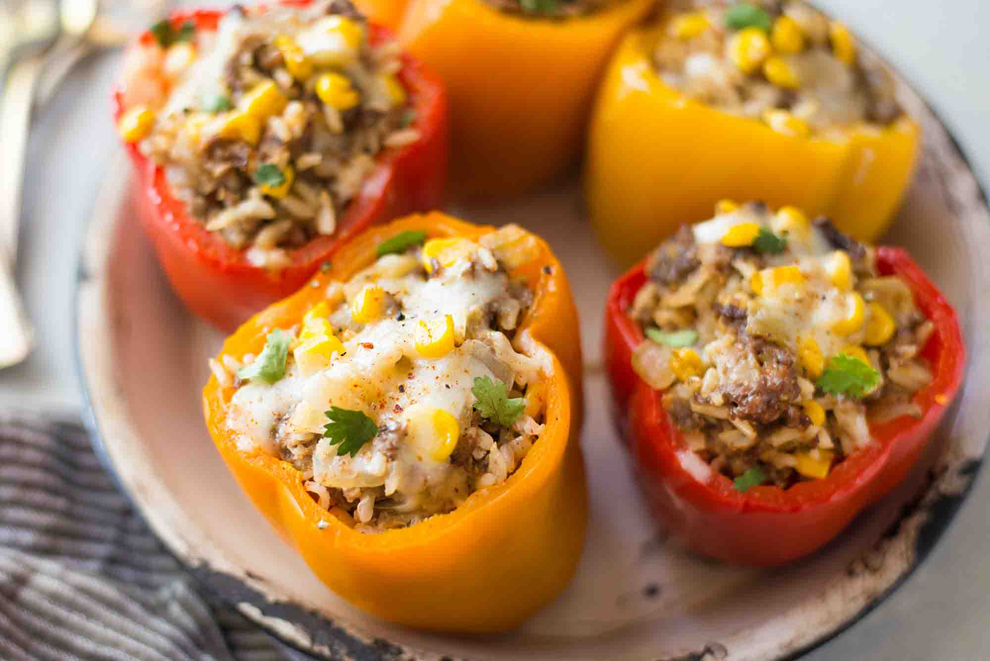 Slow Cooker Stuffed Bell Peppers
 Slow Cooker Cajun Spiced Stuffed Peppers Recipe