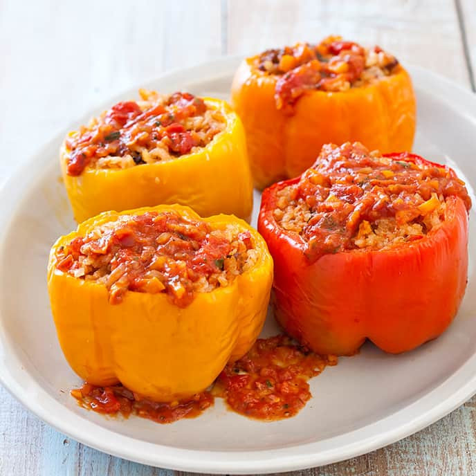 Slow Cooker Stuffed Bell Peppers
 Slow Cooker Stuffed Peppers