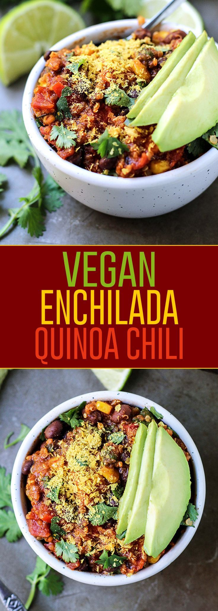 Slow Cooker Vegetarian Enchiladas
 Slow Cooker Vegan Enchilada Quinoa Chili Recipe