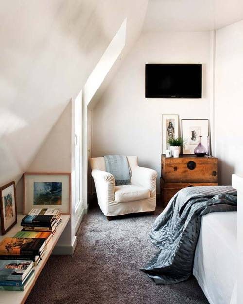 Small Attic Bedroom Sloping Ceilings
 Pt 2 Creative space planning & design makes attics with