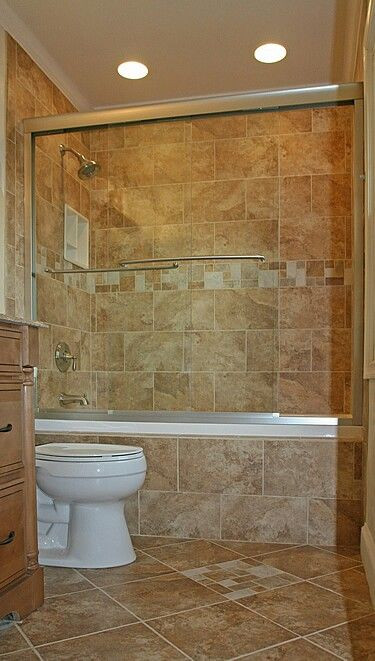 Small Bathroom Remodel With Tub
 Tile tub surroud with tub skirt