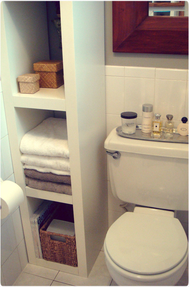 Small Bathroom Shelf
 Storage Ideas for Small Bathrooms
