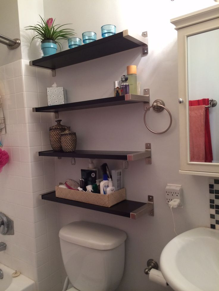 Small Bathroom Shelf
 Small bathroom solutions Ikea shelves