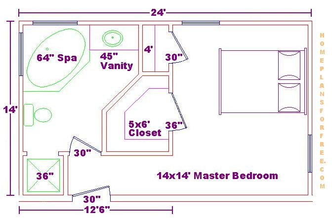 Small Bedroom Dimensions
 Foundation Dezin & Decor Bathroom plans & views