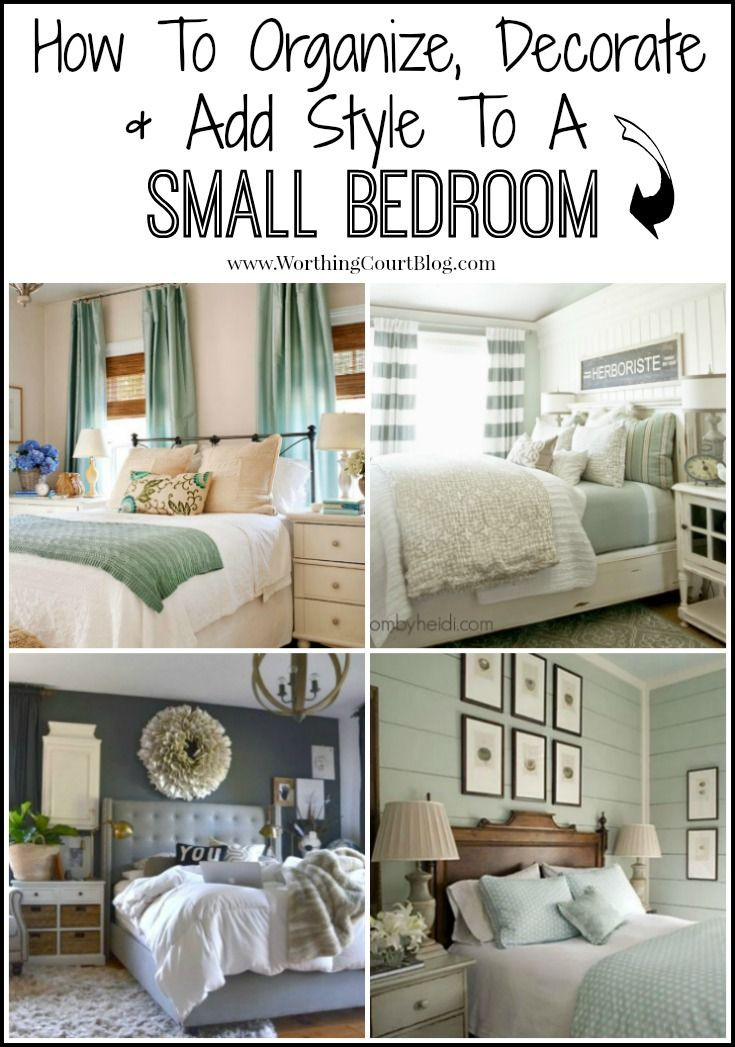 Small Bedroom Ideas Pinterest
 How To Decorate Organize and Add Style To A Small Bedroom