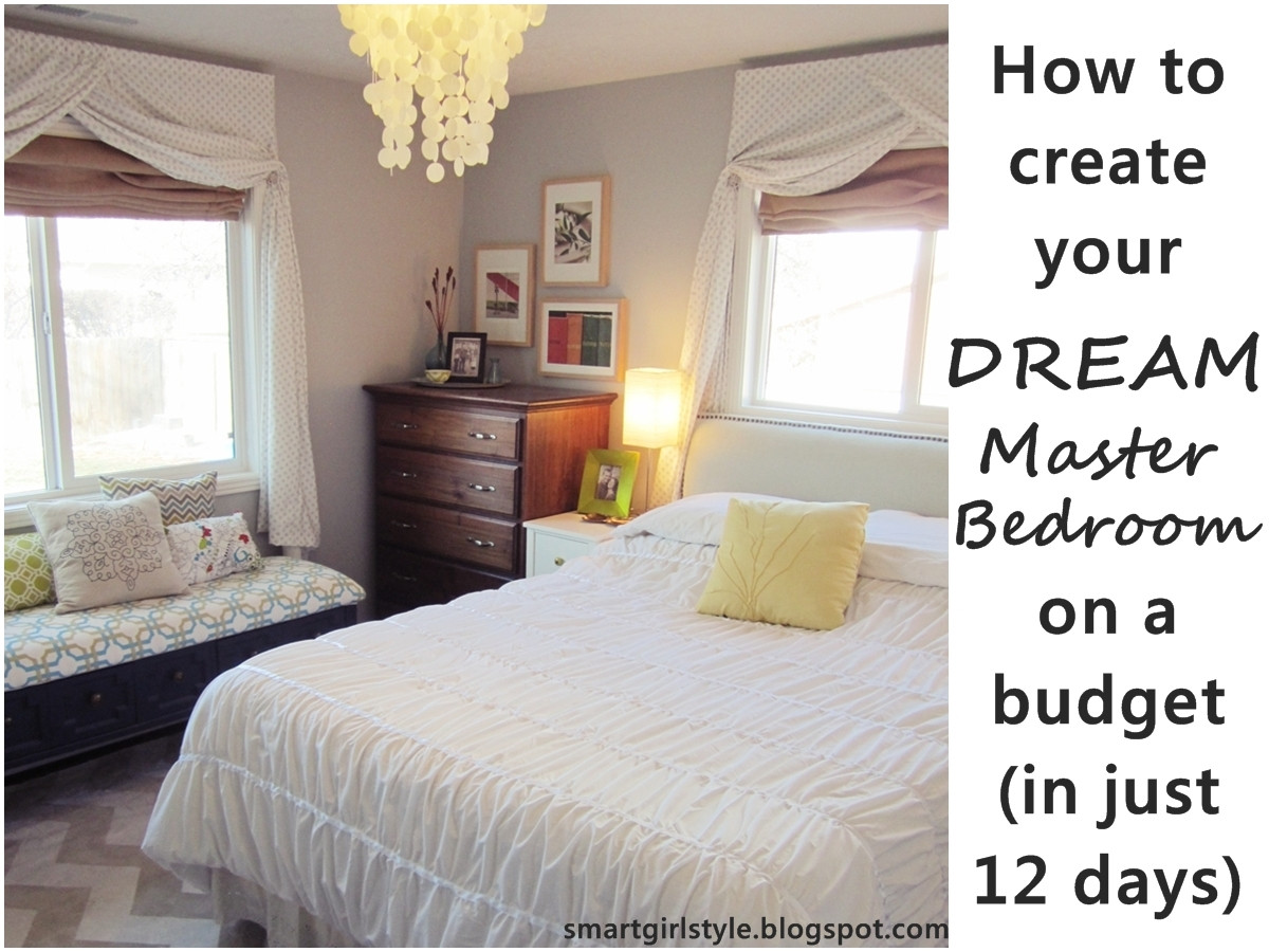 Small Bedroom Makeover
 smartgirlstyle Master Bedroom Makeover Putting it All