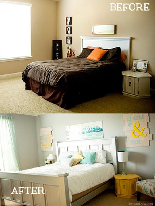 Small Bedroom Makeover
 20 DIY Small Bedroom Makeover a Bud Gon ech