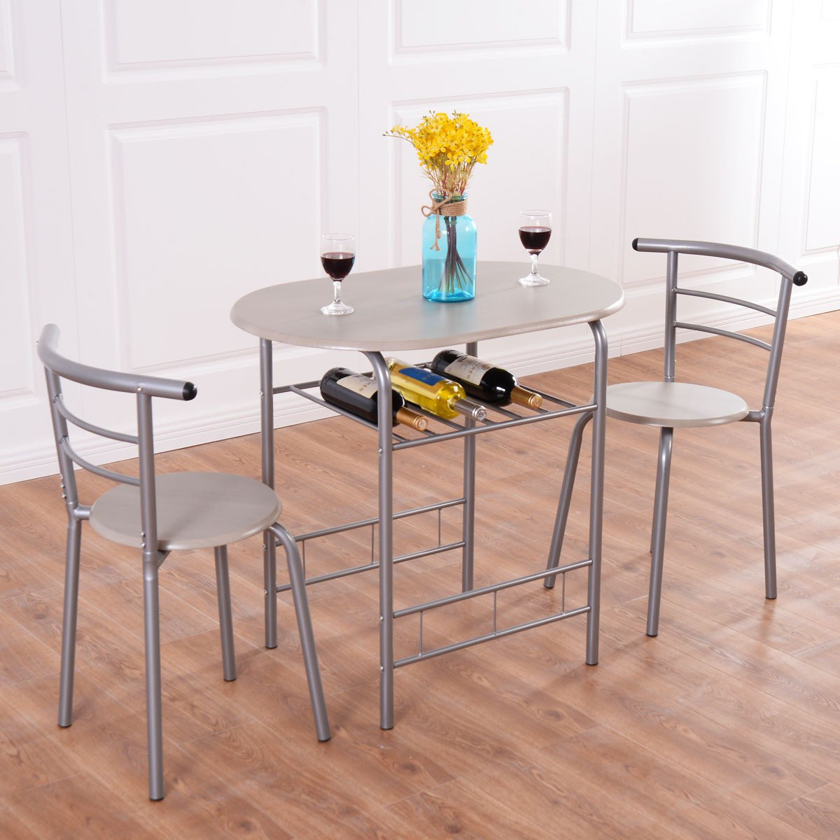 Small Kitchen Table Sets
 3pcs Bistro Dining Set Small Kitchen Indoor Outdoor Table