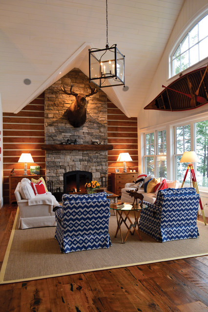 Small Rustic Living Room
 Small Funky cottage Rustic Living Room Toronto by