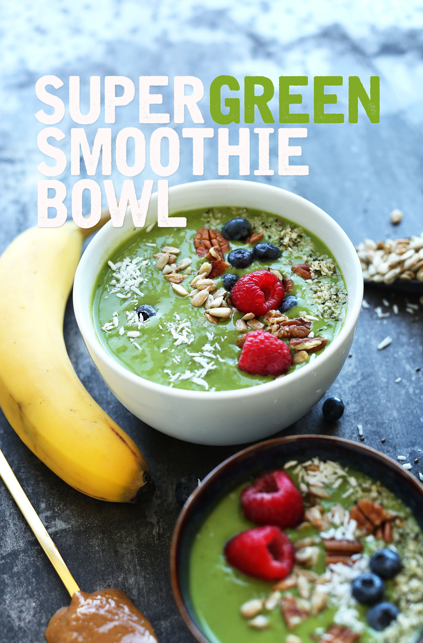 Smoothie Bowl Recipes
 Super Green Smoothie Bowl