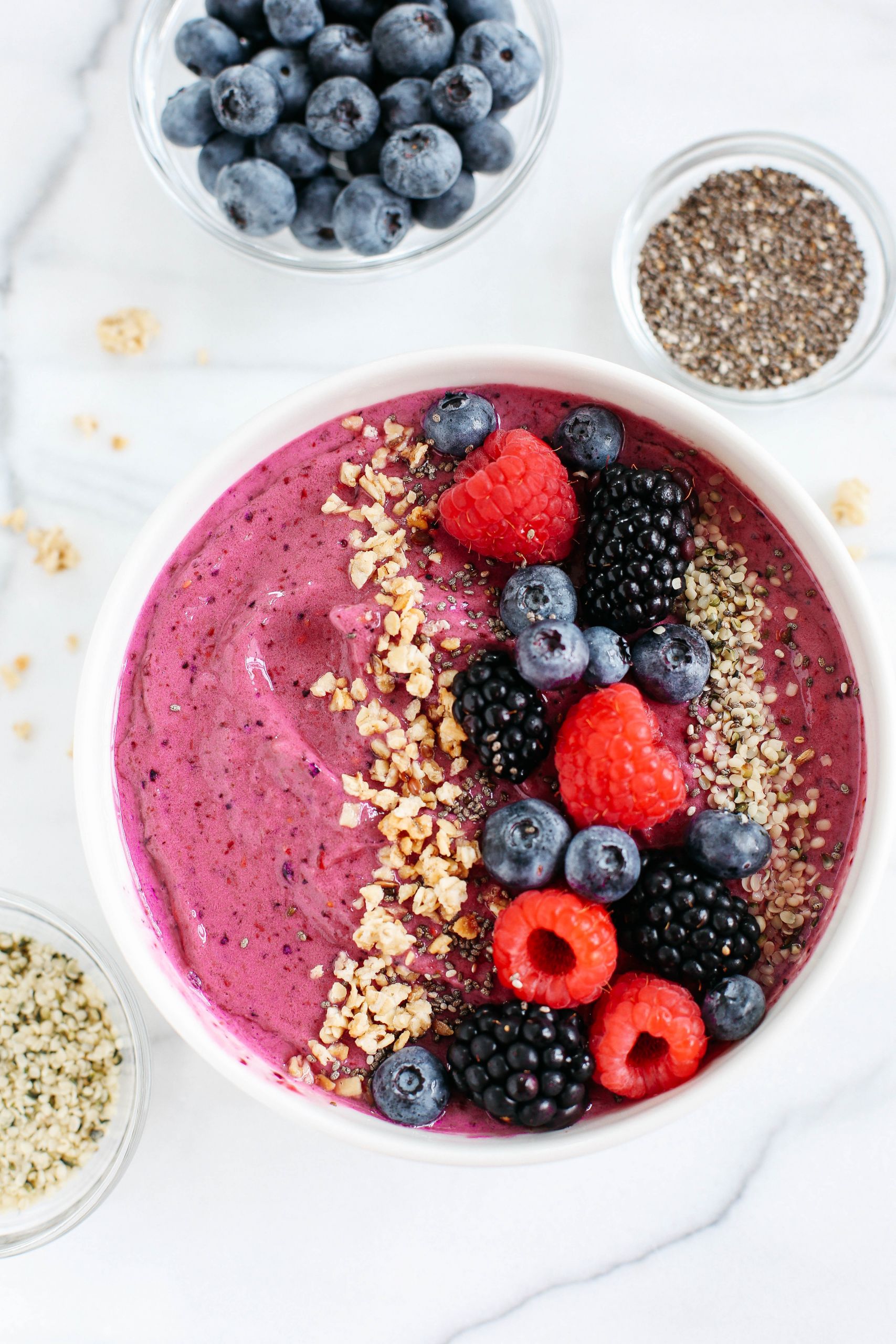 Smoothie Bowl Recipes
 Triple Berry Smoothie Bowl Eat Yourself Skinny