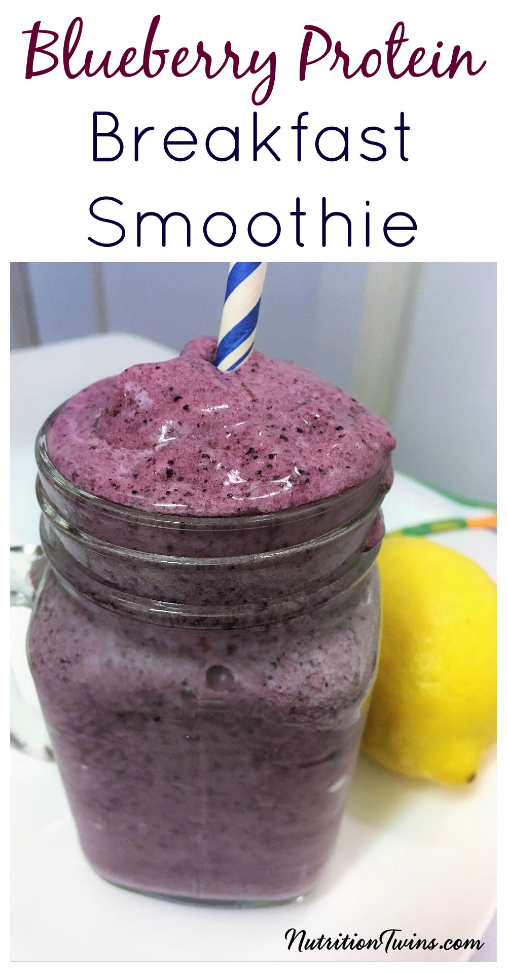 Smoothie Recipes For Weight Loss And Energy
 Blueberry Protein Weight Loss Breakfast Smoothie