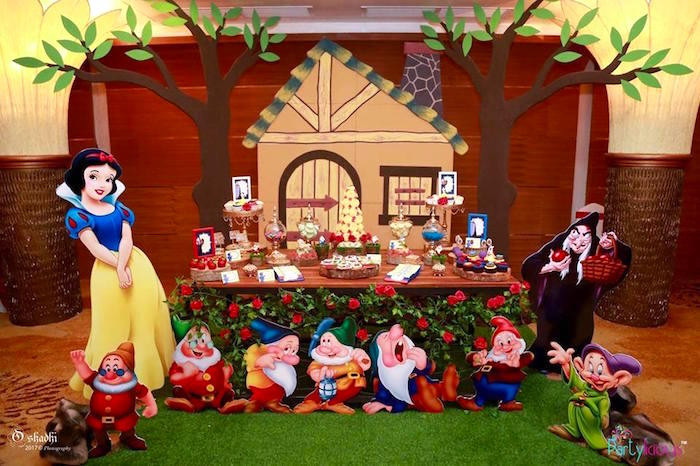Snow White Birthday Party Decorations
 Kara s Party Ideas Snow White & The Seven Dwarfs Birthday