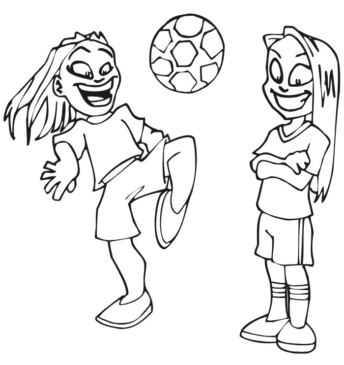 Soccer Girls Coloring Pages
 katieyunholmes coloring pages for girls and boys