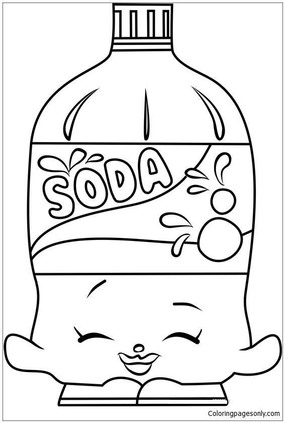 Soda Pop Girls Coloring Pages
 Soda Bottle Drawing at GetDrawings