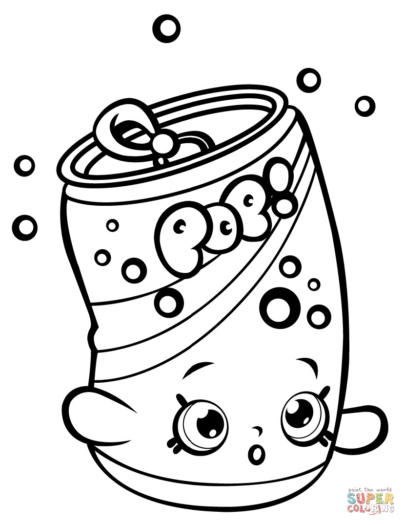 Soda Pop Girls Coloring Pages
 Soda Pops Shopkin coloring page