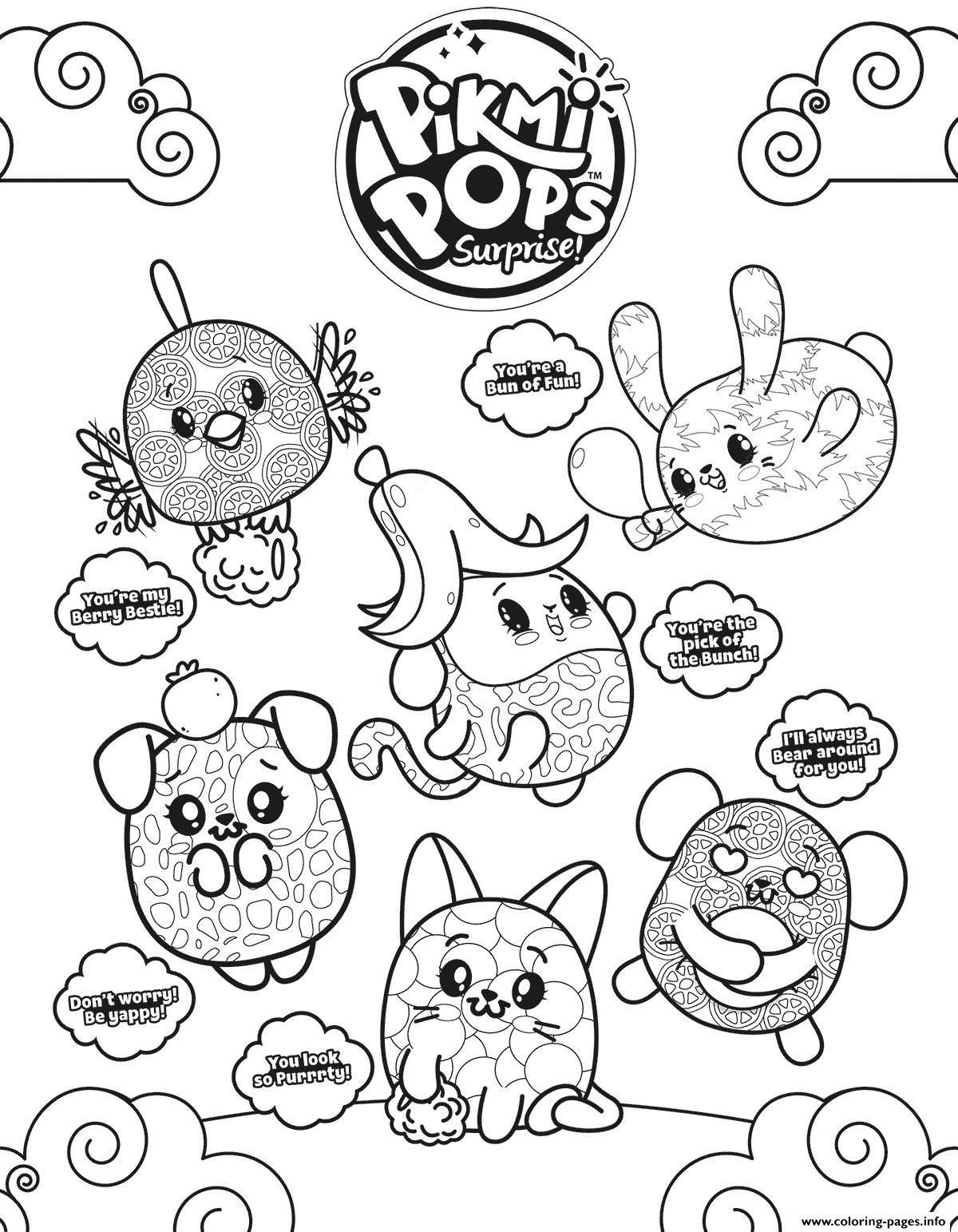 Soda Pop Girls Coloring Pages
 Pages To Print Soda Coloring Pages