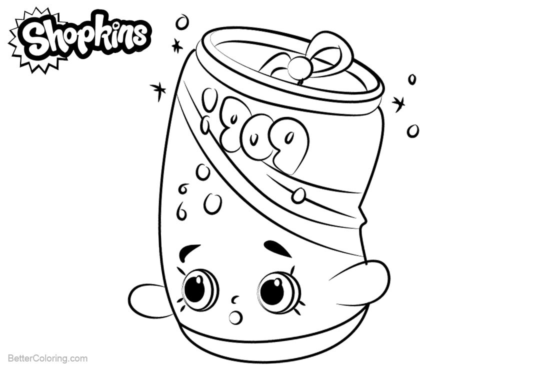 Soda Pop Girls Coloring Pages
 Shopkins Coloring Pages Soda Pops Free Printable