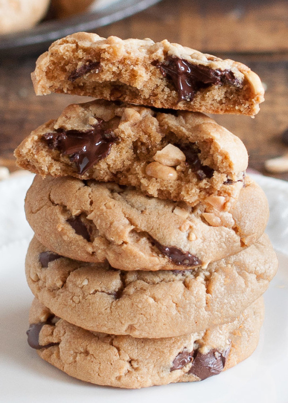 Soft Peanut Butter Chocolate Chip Cookies
 Soft and Chewy Peanut Butter Chocolate Chip Cookies