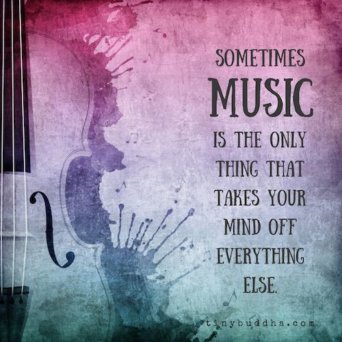 Sometime In Life Quotes
 Allow music to soothe your soul and bring you into the