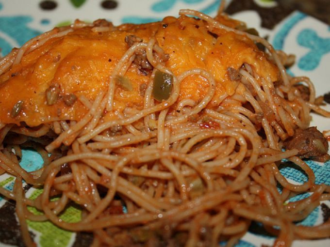Southern Style Spaghetti
 Southern style baked spaghetti Recipe Petitchef