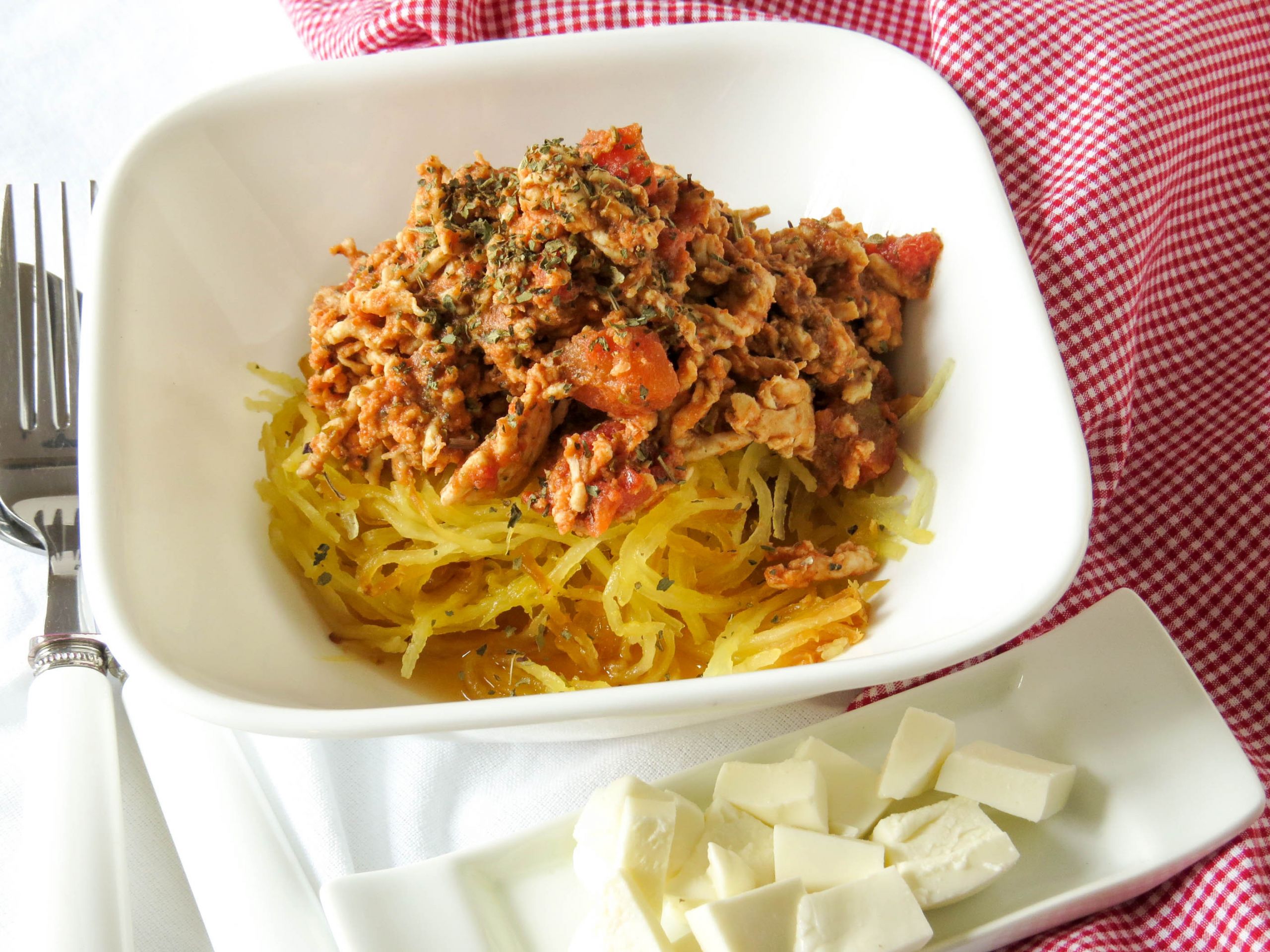 Spaghetti Squash With Meat Sauce
 Spaghetti Squash with Meat Sauce Dinner Recipe from Dr