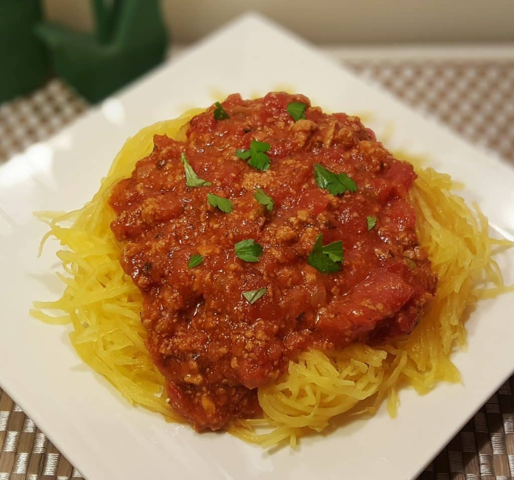 Spaghetti Squash With Meat Sauce
 Instant Pot Pressure Cooker Spaghetti Squash and Meat