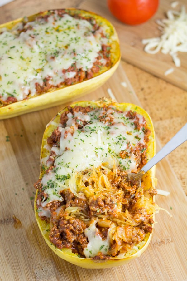 Spaghetti Squash With Meat Sauce
 Baked Spaghetti Squash with Tomato Meat Sauce Salu Salo