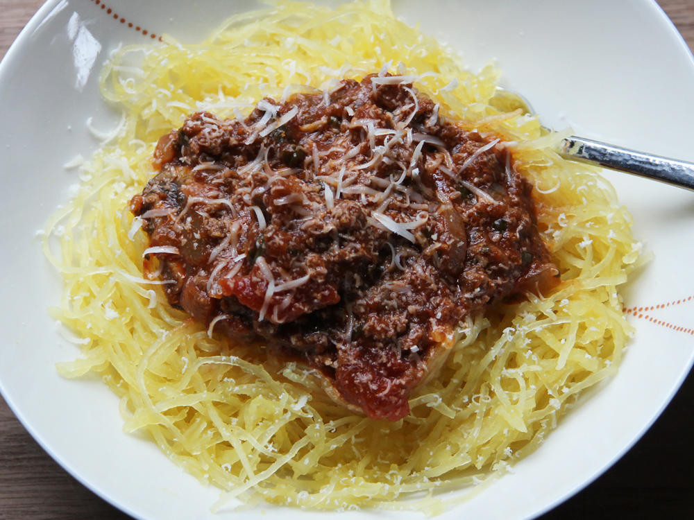 Spaghetti Squash With Meat Sauce
 Swirl Up Some Spaghetti Squash with Meat Sauce Cooking Light
