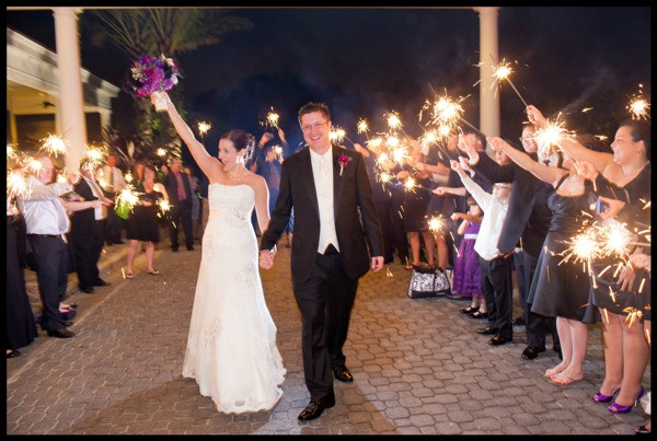 Sparklers Wedding Exit
 weditorial™