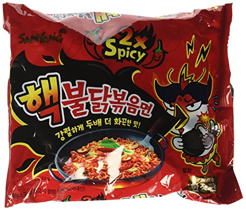 Spiciest Noodles In The World
 Samyang HACK Buldak Bokeum Ramen 1PCS HOT Spicy Fire