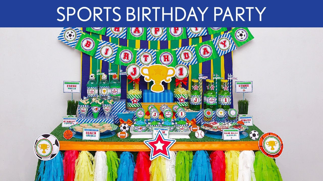 Sport Birthday Party Ideas
 Sports Birthday Party Ideas Sports B59