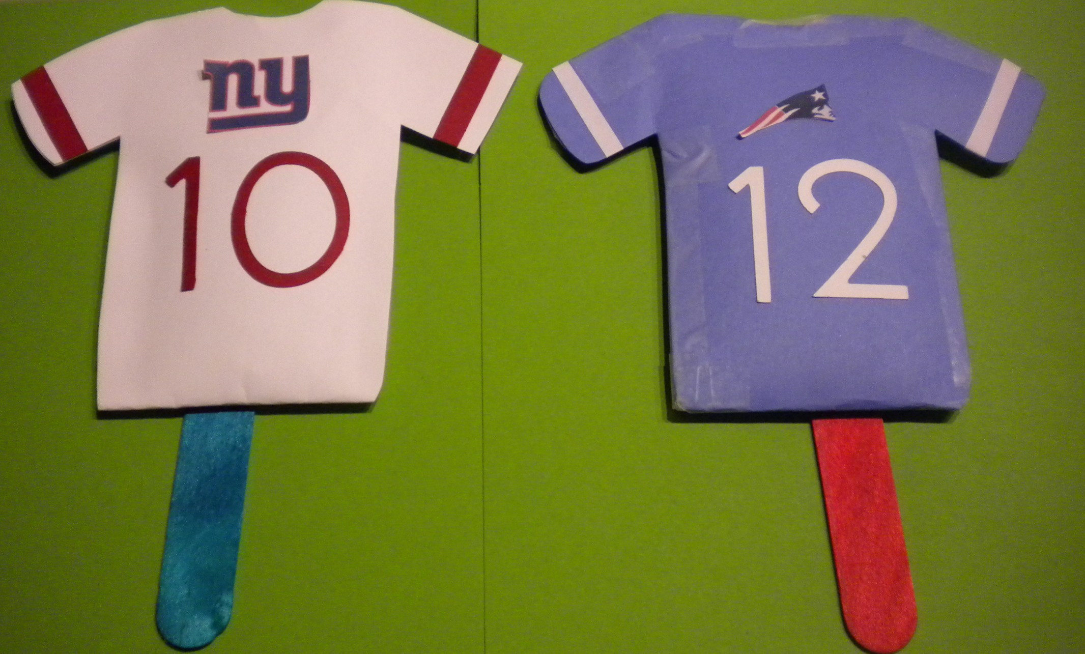Sports Craft For Toddlers
 Football Jersey Shakers