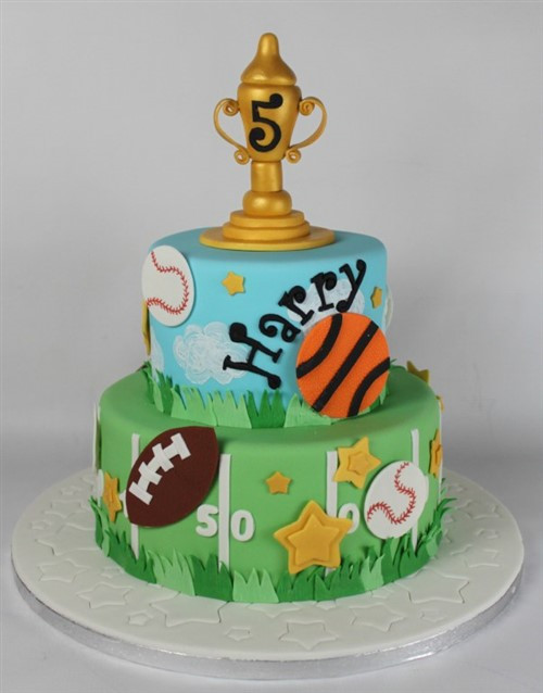 Sports Themed Birthday Cakes
 19 The Best Boys Birthday Cakes