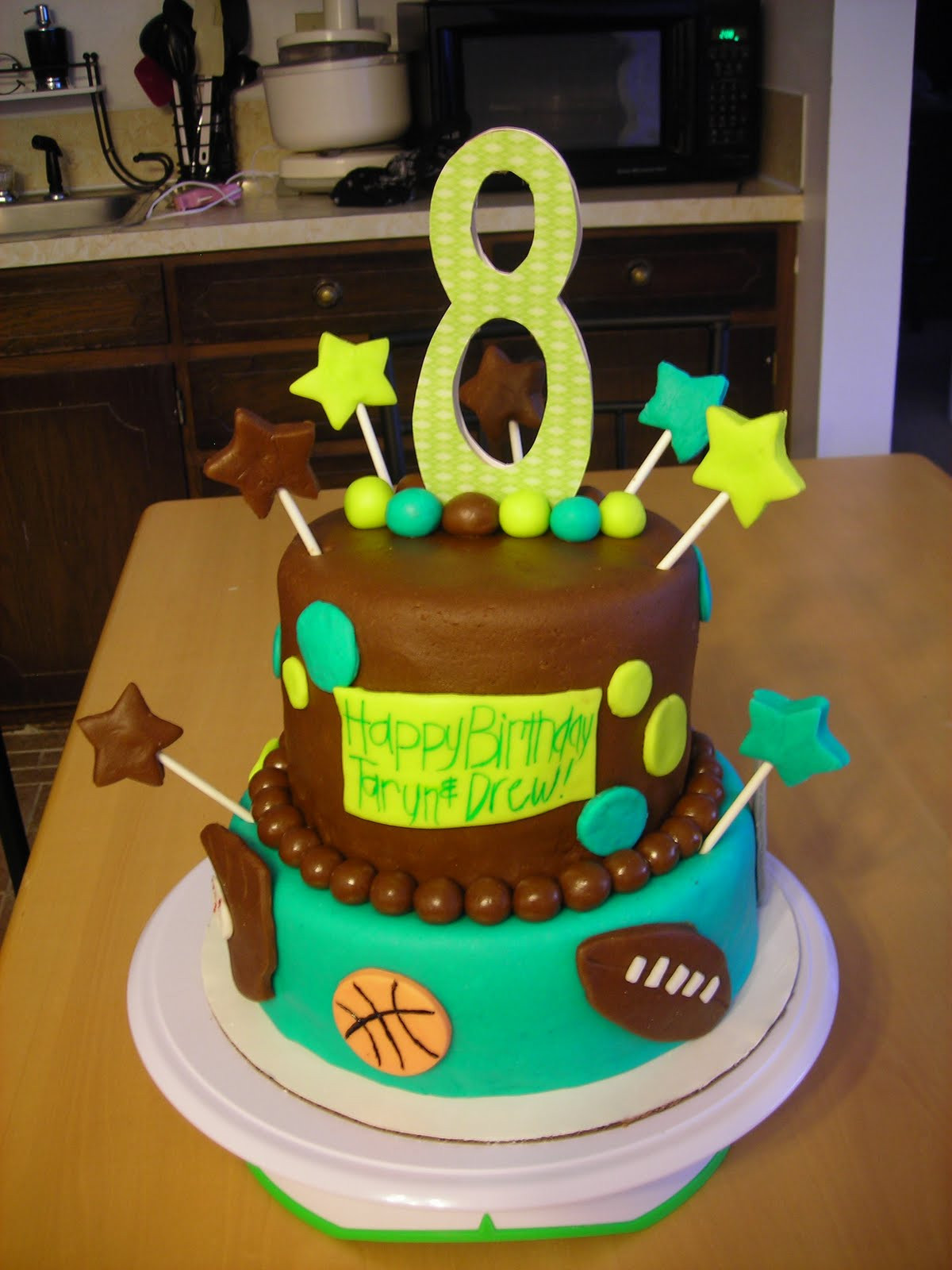 Sports Themed Birthday Cakes
 Sweet Creations by Jacqueline Sports Theme Birthday Cake