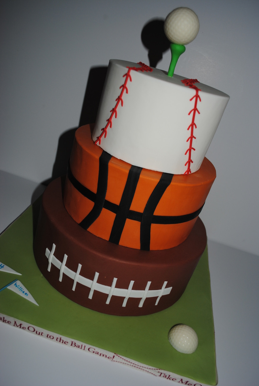 Sports Themed Birthday Cakes
 Sports Themed Birthday Cake CakeCentral