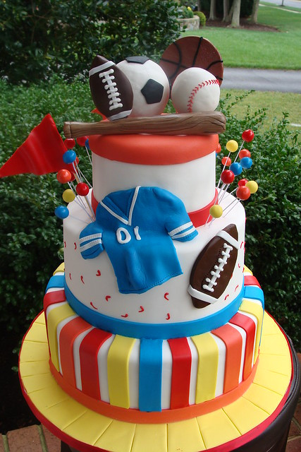 Sports Themed Birthday Cakes
 Sports Theme Birthday Cake