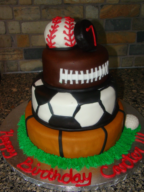 Sports Themed Birthday Cakes
 Pin Sports Birthday Cake Most Popular Pins Cake on Pinterest