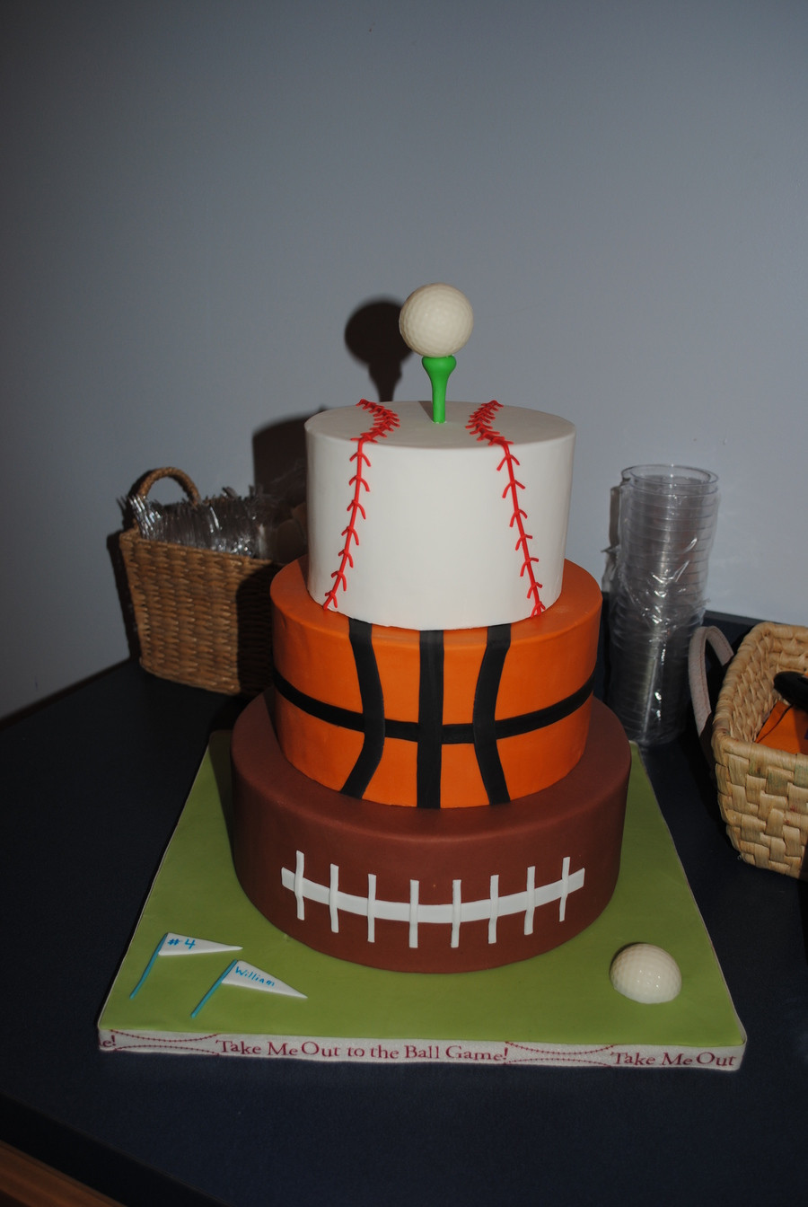 Sports Themed Birthday Cakes
 Sports Themed Birthday Cake CakeCentral