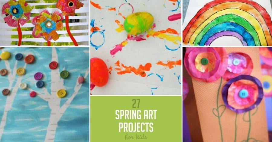 Spring Art Ideas For Toddlers
 27 Colorful Spring Art Projects for Kids hands on as we