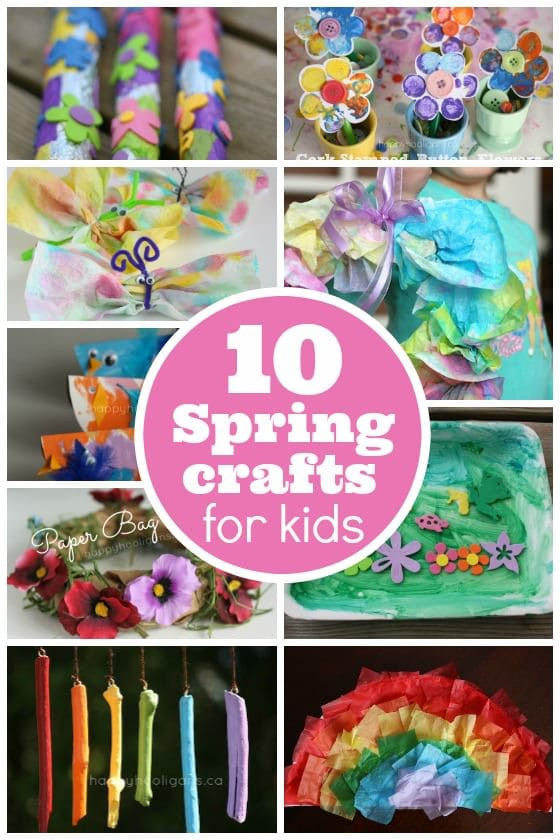 Spring Craft Ideas For Preschoolers
 10 Easy Spring Crafts for Toddlers and Preschoolers