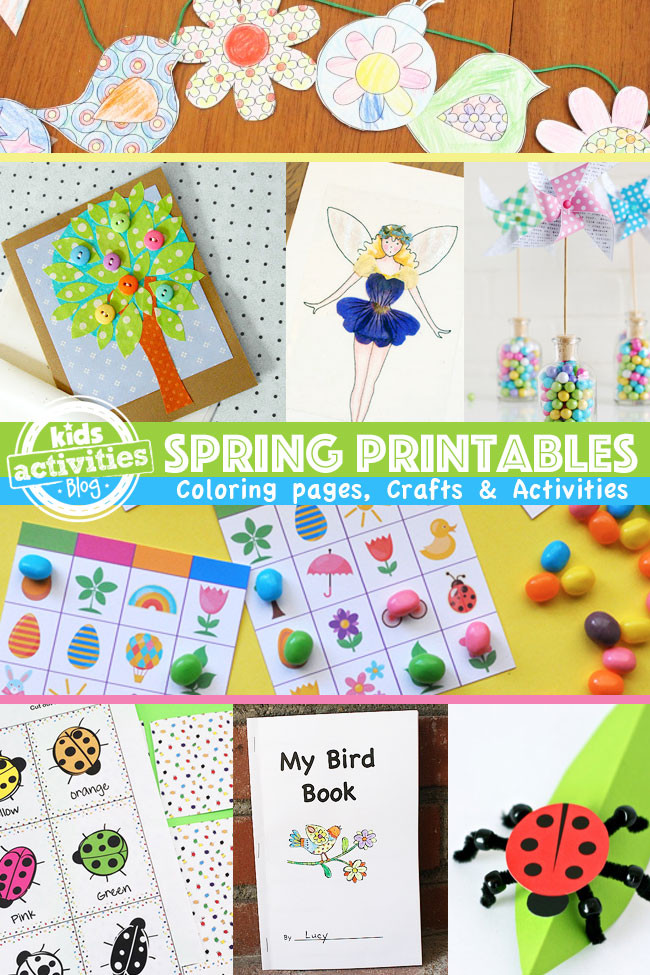 Spring Crafts For Kids Printables
 Printable Spring Crafts and Activities