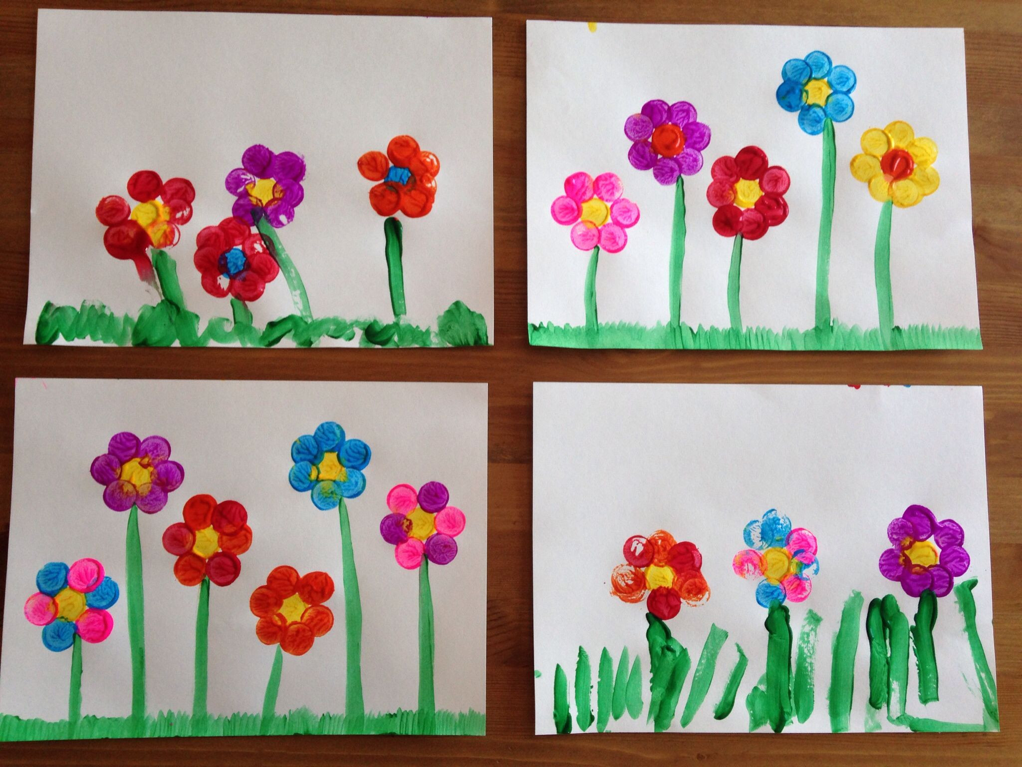 Spring Crafts For Preschoolers
 Cork Flower Painting Spring Craft Preschool Craft