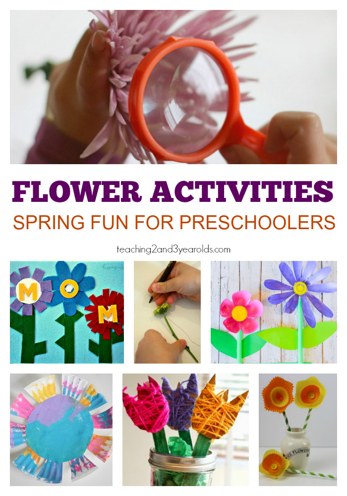 Spring Crafts For Preschoolers
 Fun Preschool Spring Activities Using Flowers