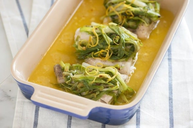 Spring Fish Recipes
 Perfectly Baked Fish Recipe with Scallions and Orange