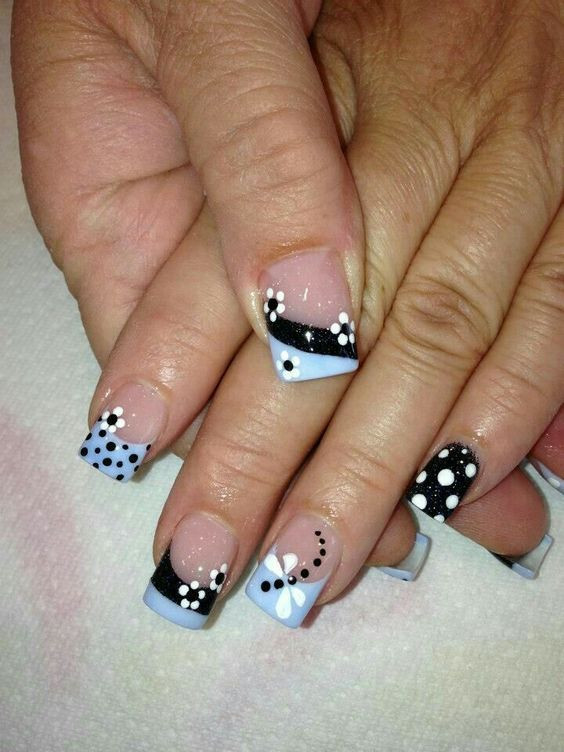 Spring French Nail Designs
 60 Best French Acrylic Nails Ideas For Spring Time 39 ILOVE