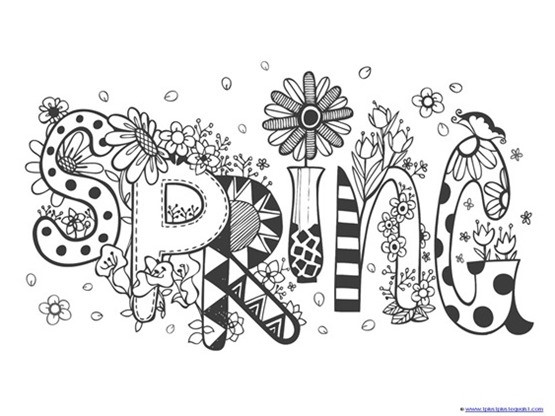 Spring Toddler Coloring Pages
 Spring Coloring Pages 1 1 1=1